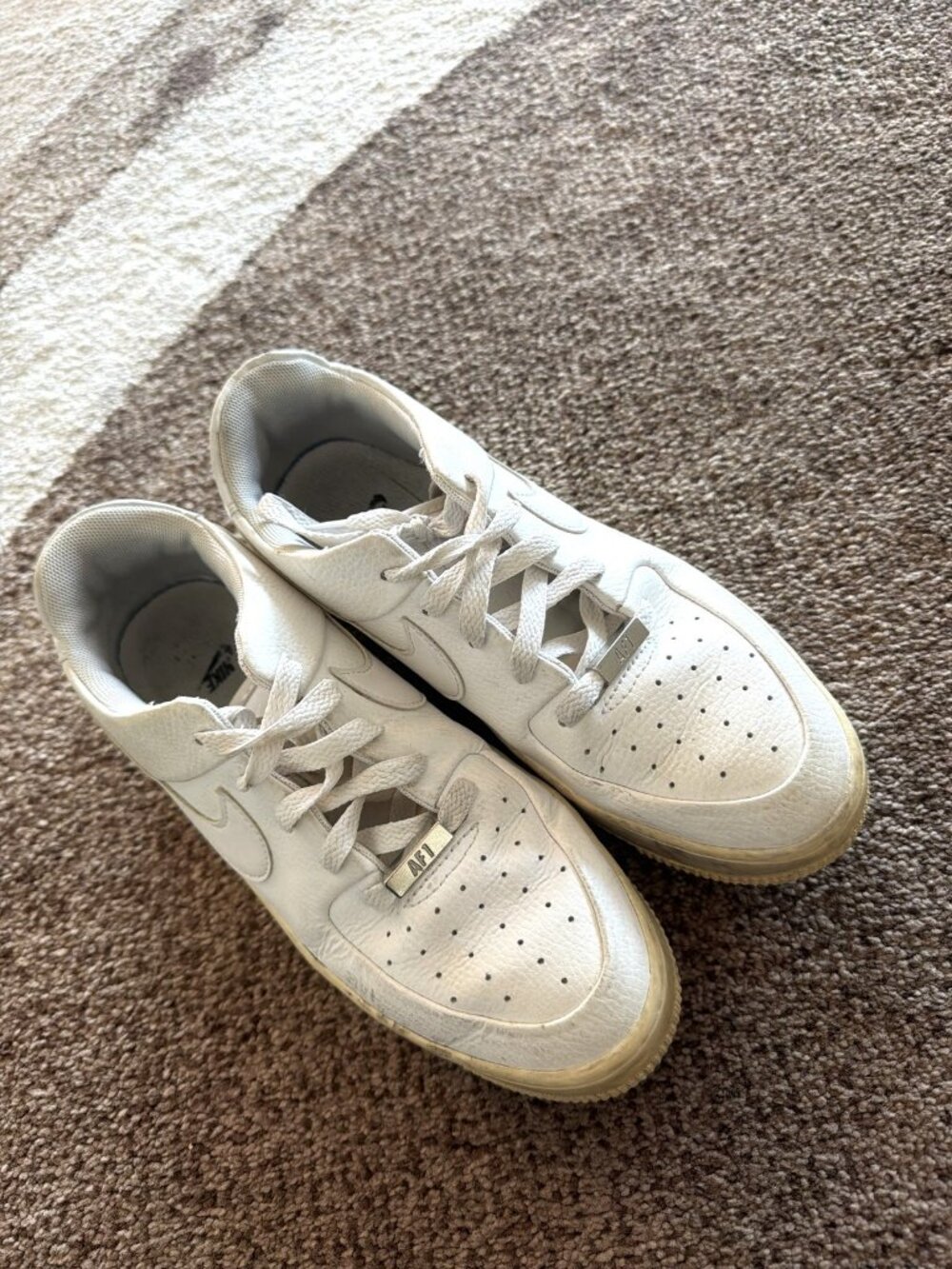 Nike Air Force 1 Sage Low Platform Sneakers Size 8.5